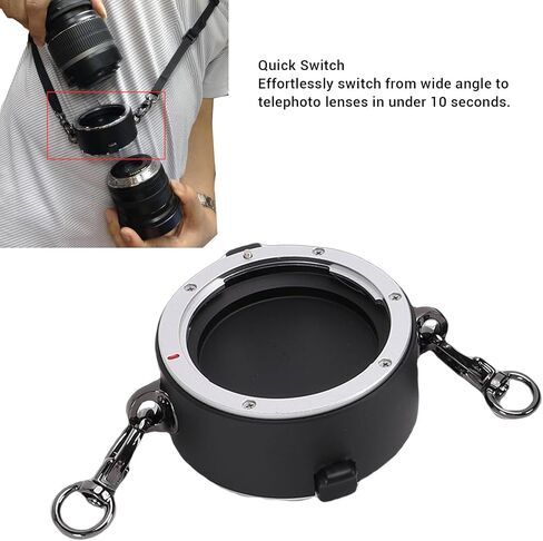 Asixxsix Lens Flipper, Camera Lens Holder for Rapid Swapping, with High Strength Alloy Locking Mechanism for Wedding Party Fashion Show Photography,Camera Flipper in Kuwait