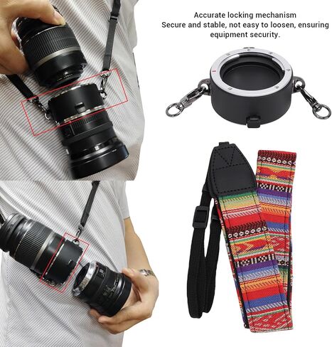 Asixxsix Lens Flipper, Camera Lens Holder for Rapid Swapping, with High Strength Alloy Locking Mechanism for Wedding Party Fashion Show Photography,Camera Flipper in Kuwait