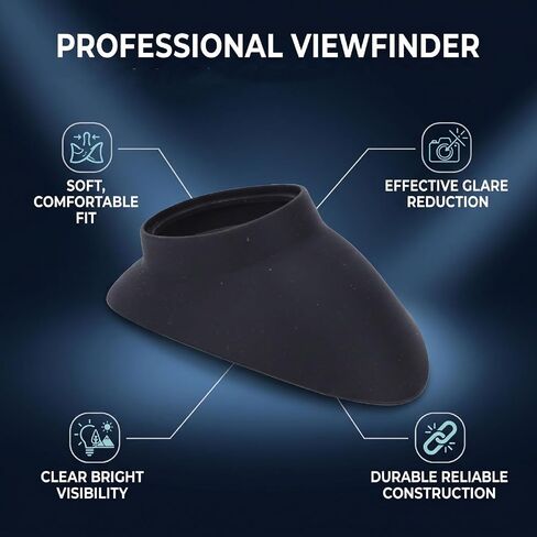 GOWENIC PXWX280 X200 EX280 EX260 Camera Viewfinder Eyecup Rubber Eyepiece Eyeshade Replacement – Soft Comfort Fit, Blocking, Durable for PMW-200 NX3 in Kuwait
