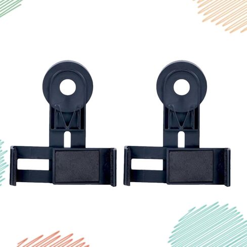 KALLORY 2pcs Phone Telescope Holder Clip Compatible with 42.5mm Phones, Safe to Use Plastic Clamp for Monocular Telescope, for Traveling and Fishing in Kuwait