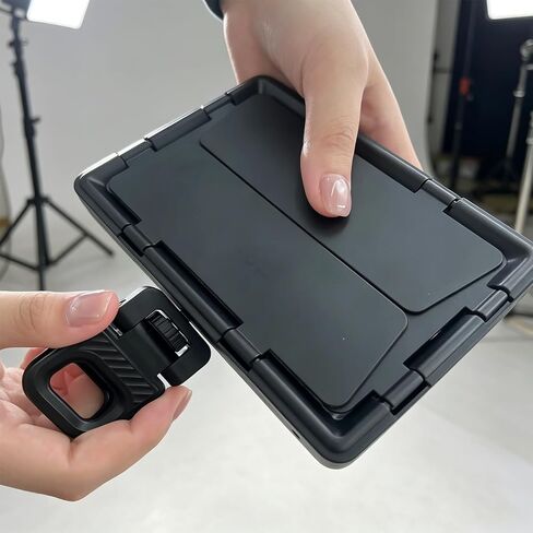 4-Pack Foldable 4-Leaf Barndoor Fill Light — with Screw Adapter, Data Cable, and Adjustable Clip, Studio Light, Video Light, Photography Lighting, and Fill Light for Content Creation in Kuwait