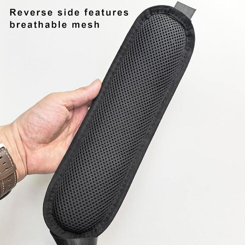 Thickened Cushioning Breathable Shoulder Pad with Adjustable Shoulder Strap with Metal Hooks, Replacement for Laptop Bags, Briefcases, Messenger Bags, Crossbody Bags, and Camera Bags in Kuwait