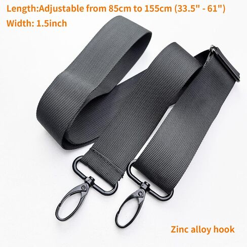 Thickened Cushioning Breathable Shoulder Pad with Adjustable Shoulder Strap with Metal Hooks, Replacement for Laptop Bags, Briefcases, Messenger Bags, Crossbody Bags, and Camera Bags in Kuwait