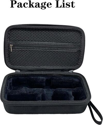 Carrying Case for DJI Osmo Pocket 4, Compact Travel Bag with Wrist Strap & Carabiner, Portable Storage & Protection Pouch for Pocket 4 Camera Accessories – Black in Kuwait