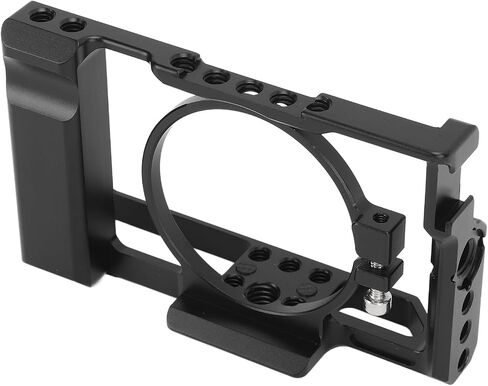 Video Camera Cage Rig, Camera Protective Case with Cold Shoe Interface for Rx100 M1 M2 M3 M4 M5 M6 M7 Cameras in Kuwait