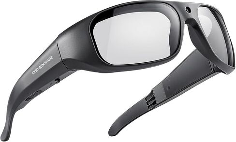 OhO sunshine 4K UHD Camera Sunglasses, Record-While-Charging, Water Resistant, UV Protection Lenses, Unisex in Kuwait