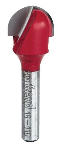 Freud 18-110 Round Nose Router Bit, 5/8" Diameter, 1/4" Shank w/ Free 2oz Gorilla Glue in Kuwait