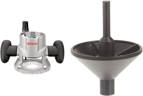 BOSCH MRF01 Router Fixed Base for MR23-Series Routers, Silver&BOSCH RA1151 Router Subbase Centering Pin and Cone in Kuwait