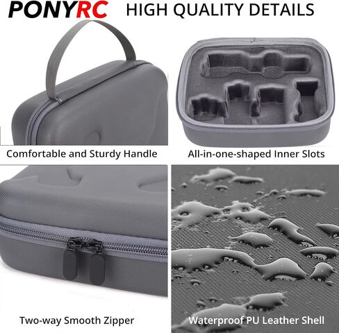 Carrying Case for DJI Osmo Pocket 4 Creator Combo, PU Protective Shoulder Bag for DJI Pocket 4, Portable Travel Case for Vlogging, Outdoor Shooting & Travel in Kuwait