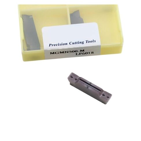 Indexable Lathe Carbide Insert 10PCS MGMN500-M LF6018 Hard Alloy Turning Tool Grooving Blade Lathe Cutting in Kuwait