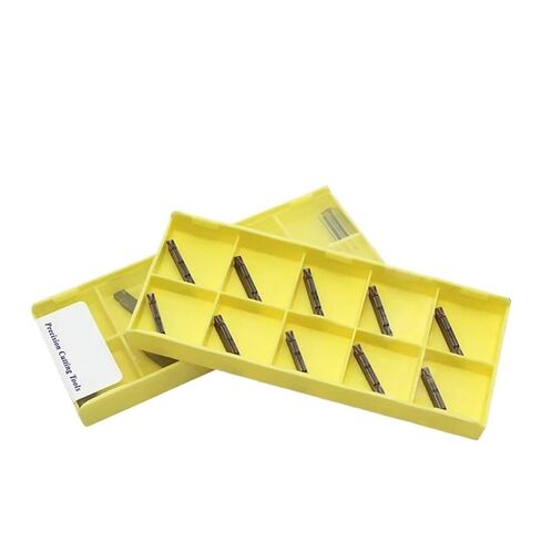 Indexable Lathe Carbide Insert 10PCS MGMN500-M LF6018 Hard Alloy Turning Tool Grooving Blade Lathe Cutting in Kuwait