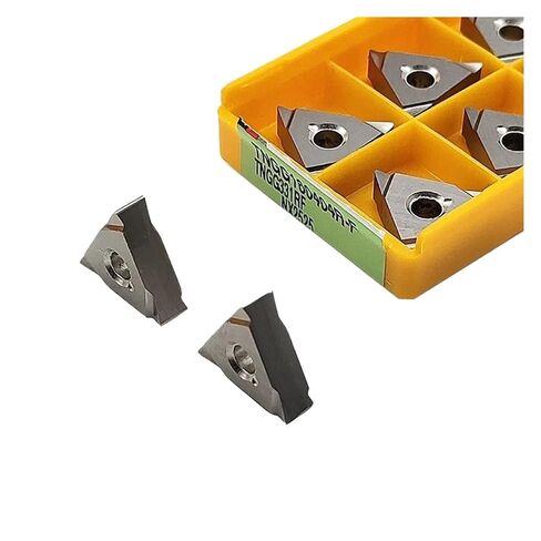 Indexable Lathe Carbide Insert 10pcs TNGG160404R-F NX2525 Hard Alloy External Turning Tool Blade Lathe in Kuwait