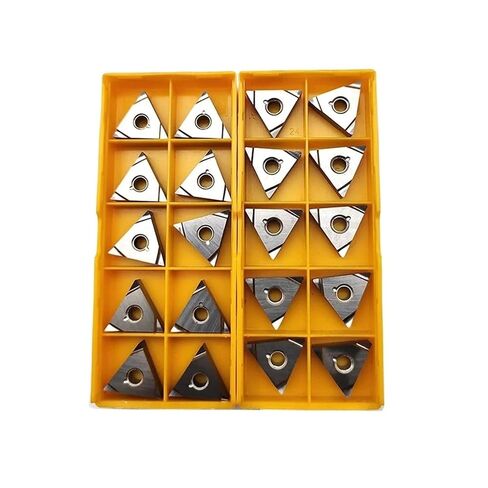 Indexable Lathe Carbide Insert 10pcs TNGG160404R-F NX2525 Hard Alloy External Turning Tool Blade Lathe in Kuwait
