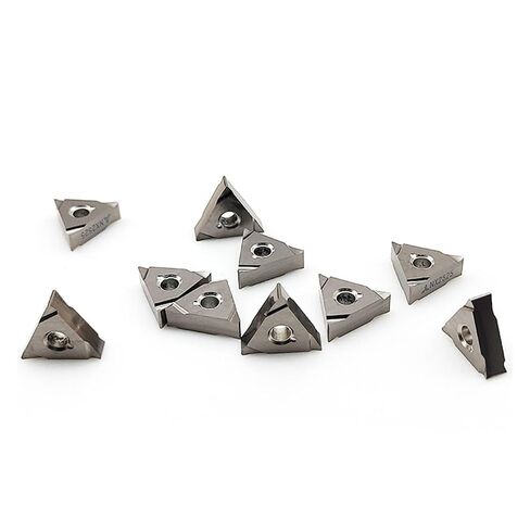 Indexable Lathe Carbide Insert 10pcs TNGG160404R-F NX2525 Hard Alloy External Turning Tool Blade Lathe in Kuwait