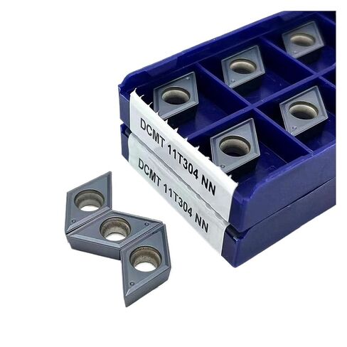 Indexable Lathe Carbide Insert 10PCS DCMT11T304-NN LT10 Hard Alloy Internal Turning Tool Cutting Lathe Tools Blade in Kuwait