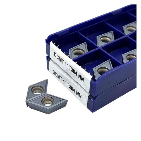 Indexable Lathe Carbide Insert 10PCS DCMT11T304-NN LT10 Hard Alloy Internal Turning Tool Cutting Lathe Tools Blade in Kuwait