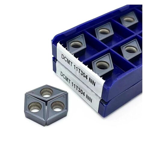 Indexable Lathe Carbide Insert 10PCS DCMT11T304-NN LT10 Hard Alloy Internal Turning Tool Cutting Lathe Tools Blade in Kuwait