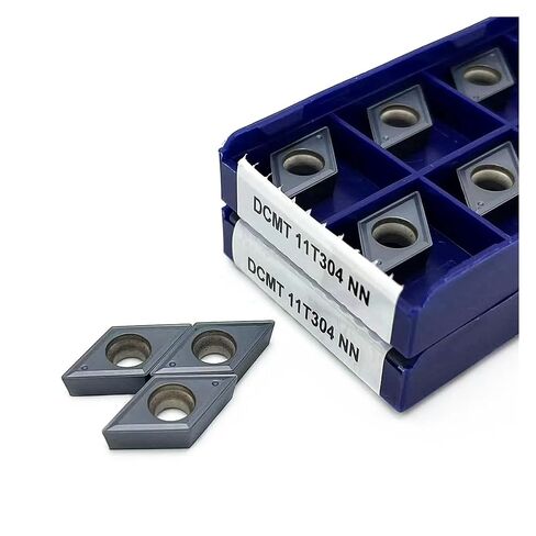 Indexable Lathe Carbide Insert 10PCS DCMT11T304-NN LT10 Hard Alloy Internal Turning Tool Cutting Lathe Tools Blade in Kuwait