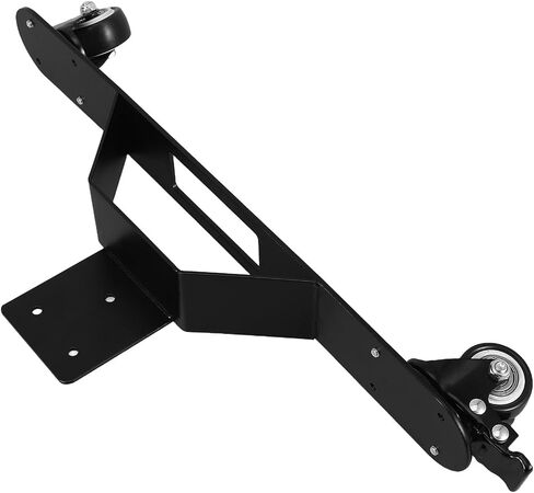 Rolling Caster Display Base with Lockable Wheels, Heavy Duty Iron Booth Backdrop Rolling Stand Providing Stable Support and Secure Placement for Photography Lamps and Photo Stands in Kuwait
