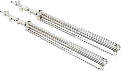 Photography Light Stand Stainless Steel Adjustable Height 2 Pack for Studio | Breathable material in Kuwait