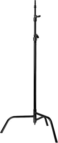 Matthews 40" Black C-Stand Double Riser Folding Leg, No Head & Arm - Content Creator, Photographer, Filmmaker Workhorse in Kuwait