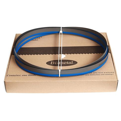 Imachinist S1301610 130" x 1" x 6/10 TPI Bi-Metal Bandsaw Blades for Cutting Non Ferrous Metal, Aluminum, Copper, Brass, Variable Teeth, M42 Grade in Kuwait