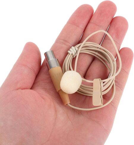 ULTECHNOVO Portable Clip-on Lavalier Microphone with Sound Transmission for Smartphones and Devices, Small Interview Mic for Teaching and Lectures, Sturdy Plastic and Metal Design in Kuwait