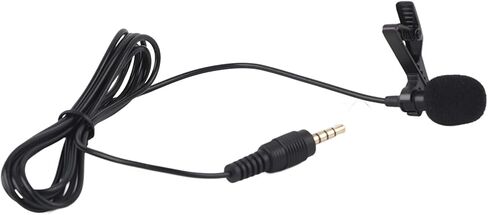 ciciglow 3.5mm Jack Lapel Microphone High Sensitivity Wired Clipon Mic for Audio and Video Recording in Kuwait