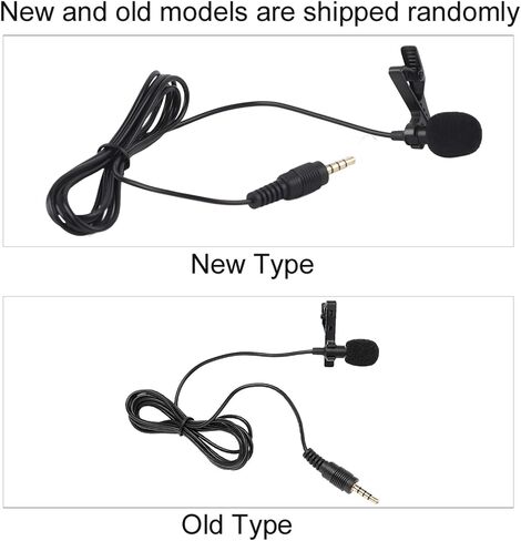 ciciglow 3.5mm Jack Lapel Microphone High Sensitivity Wired Clipon Mic for Audio and Video Recording in Kuwait