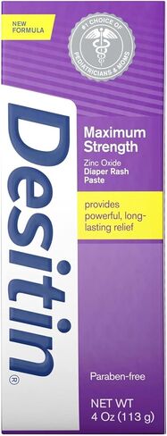 DESITIN Maximum Strength Diaper Rash Paste 4 oz (Pack of 4) in Kuwait
