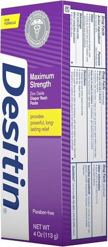 DESITIN Maximum Strength Diaper Rash Paste 4 oz (Pack of 4) in Kuwait