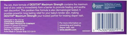 DESITIN Maximum Strength Diaper Rash Paste 4 oz (Pack of 4) in Kuwait