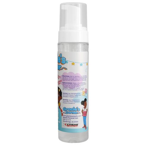 Gracie's Corner Rice Water Baby Shampoo — Foaming Rinse-Off Shampoo for Babies & Kids — Gentle Moisturizing Cleanser for Soft Hair & Sensitive Scalps — 8.5 oz in Kuwait