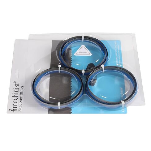 Imachinist S4478121418SS M42 44-7/8" Long, 1/2" Wide, 1/40" Thick, 14/18 TPI, Variable Teeth, Portable Bi-Metal Bandsaw Blades for Cutting Stainless Steel SS, 3 Pack in Kuwait