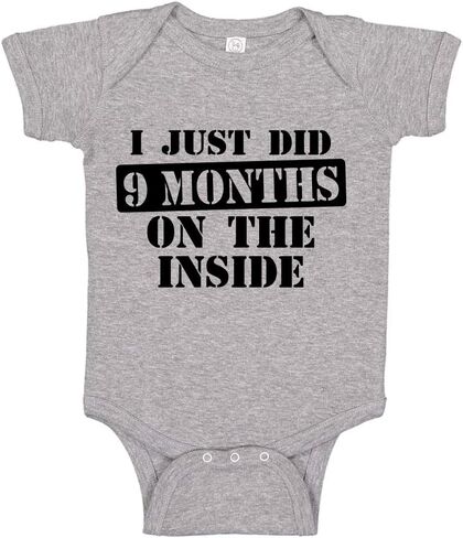 I Just Did 9 Months On The Inside Baby One Piece Infant Bodysuit in Kuwait