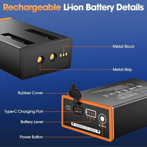 Artman 6700mAh Power Mag Rechargeable Lithium-Ion Battery Pack Replacement for Edge Trail Camera Battery, Compatible with Moultrie Edge Series, Edge PRO, Edge 2, Edge 2 PRO Trail Cameras in Saudi Arabia