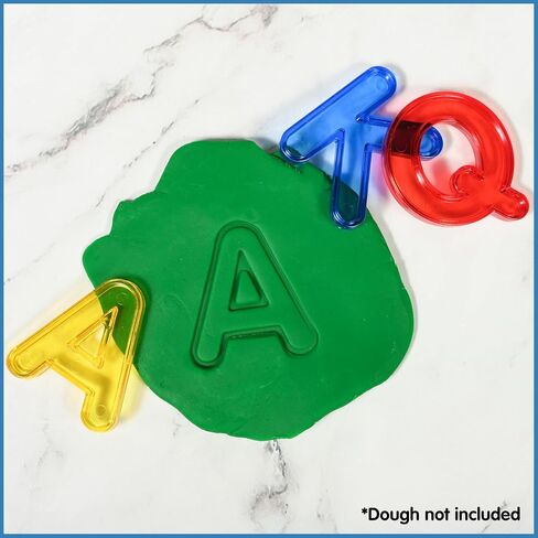 edxeducation Transparent Letters and Numbers, Mini Jar | Colorful, Plastic Letters and Numbers, Light Box Accessories for Kids in Kuwait