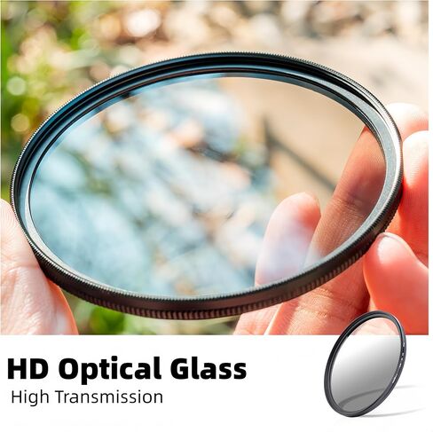 GREEN.L 72mm Polarizing Filter, True Color HD CPL Filter with Multi Resistant Nano Coated for Camera Lens in Kuwait