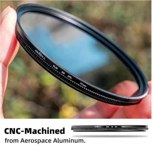 GREEN.L 72mm Polarizing Filter, True Color HD CPL Filter with Multi Resistant Nano Coated for Camera Lens in Kuwait