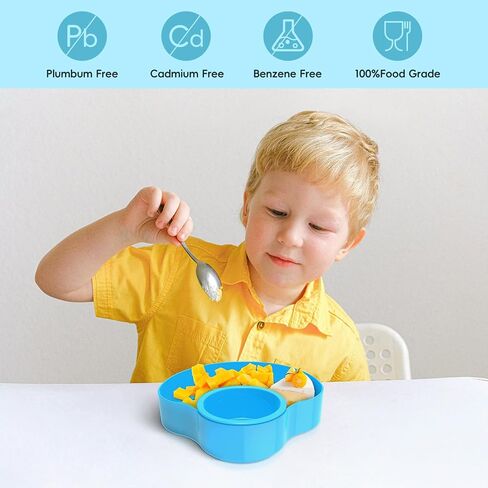 Car Seat Snack Tray for Kids: Kids Car Travel Tray with Cup Holder, Toddlers Road Trip Essential, Snacks Food Plate for Stroller, SnackTray with a Cup Holder (1, Sky Blue) in Kuwait