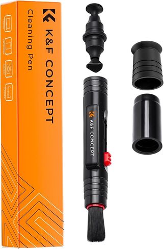 K&F CONCEPT Professional Lens Cleaning Pen X3,Carbon Head,Soft Brush | 3-in-1 Cleaning Effect,Deep Cleaning,Telescopic Button,for Canon Nikon,Camera Optical Lenses and Glasses Clean, MP04 in Kuwait