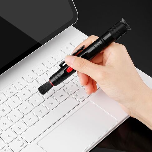 K&F CONCEPT Professional Lens Cleaning Pen X3,Carbon Head,Soft Brush | 3-in-1 Cleaning Effect,Deep Cleaning,Telescopic Button,for Canon Nikon,Camera Optical Lenses and Glasses Clean, MP04 in Kuwait