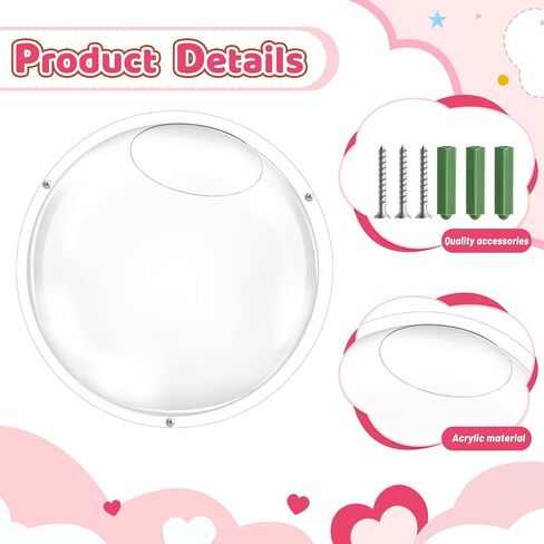 2 Pack Acrylic Wall Organizer Acrylic Toy Dispenser for Wall, Toy Storage Display with Back Panel Hanging Clear Holder for Blocks, Snacks, Cars in Kuwait