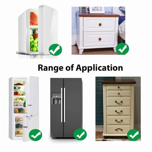 Locks for Refrigerator,2 Pack Fridge Lock with Keys,Lock for a Fridge,White Refrigerator Lock in Kuwait