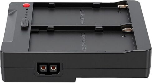 2 Channel NPF Battery Charging for F550 F750 F970 | Dual Slot, LED Indicator, V Mount Battery Adapter Plate with Type C, USB, DC Power Supply Interfaces in Kuwait