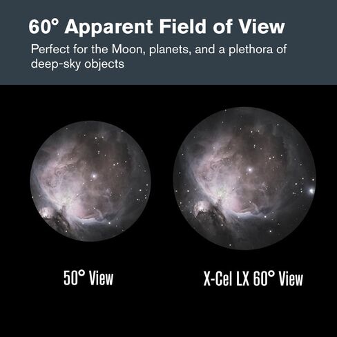 Celestron X-Cel LX 2.3mm Telescope Eyepiece for Extreme Planetary Power | Ultra High-Power Planetary Views, 60° Wide Field of View, Long Eye Relief, Twist-Up Eyecup, Fully Multi-Coated Optics in Kuwait
