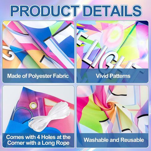 VBS 2026 Backdrop Jesus is The Light of The World Hanging Banner Bible Verse Photography Background Colorful Stage Light Photo Booth Prop for Church Vacation Bible School Christian Party Decoration in Kuwait