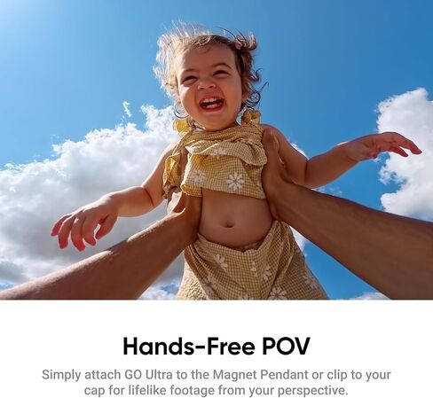 Insta360 GO Ultra Premium Cycling Bundle - Small 4K Vlogging Camera, Hands-Free, POV Cam, 1/1.28" Sensor, 53g Lightweight, 156° FOV, 200 Min Battery Life, Magnetic Wearable Action Camera for Sports in Kuwait