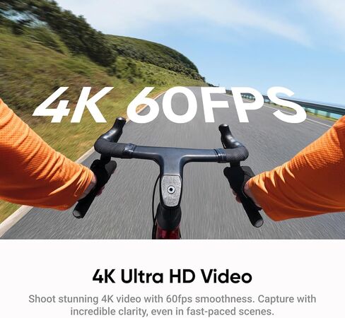 Insta360 GO Ultra Premium Cycling Bundle - Small 4K Vlogging Camera, Hands-Free, POV Cam, 1/1.28" Sensor, 53g Lightweight, 156° FOV, 200 Min Battery Life, Magnetic Wearable Action Camera for Sports in Kuwait
