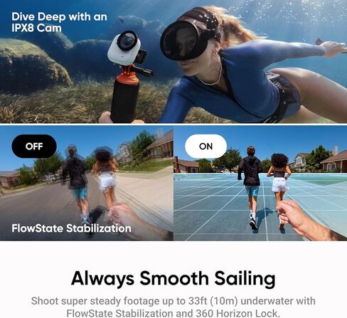 Insta360 GO Ultra Premium Cycling Bundle - Small 4K Vlogging Camera, Hands-Free, POV Cam, 1/1.28" Sensor, 53g Lightweight, 156° FOV, 200 Min Battery Life, Magnetic Wearable Action Camera for Sports in Kuwait